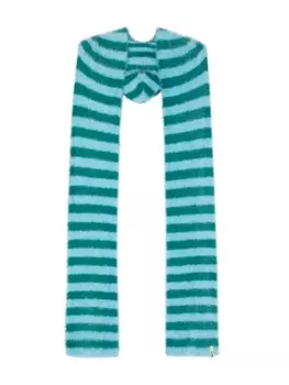 Sunnei шарф в полоску, синий