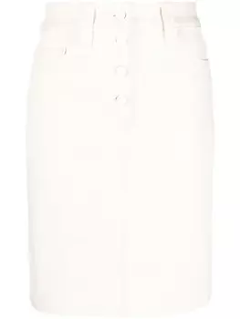 Sunnei юбка на пуговицах, серый