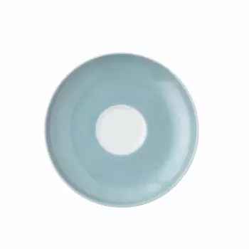 Sunny Day Блюдце для капучино Soft Blue 16,5 см Thomas, белый синий