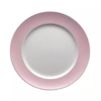 Sunny Day Светло-Розовая тарелка для завтрака 22 см Thomas, белый/розовый