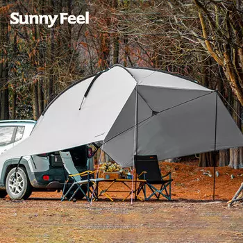 Sunnyfeel Mountain Tail автомобильная палатка портативный солнцезащитный тент для кемпинга/бежевый автомобильный навес 320*320*220 см
