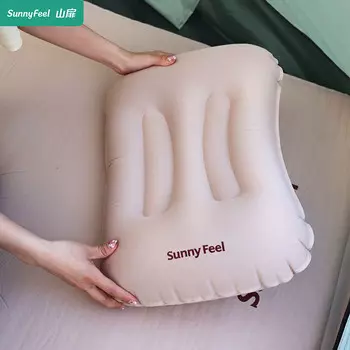 Sunnyfeel Mountain уличная надувная подушка для кемпинга портативная подушка для путешествий домашняя подушка для сна/бежевая квадратная надувная подушка