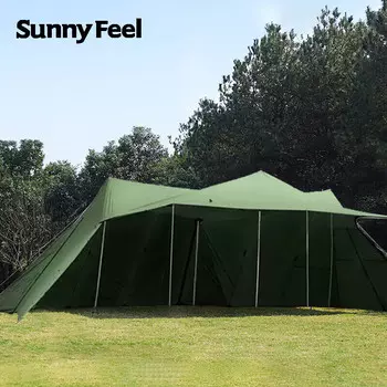 Sunnyfeel непромокаемый большой тент очень большой навес/большой навес цвета авокадо Cloudscape 1000*600*2