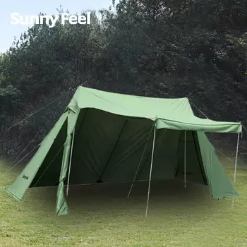 Sunnyfeel уличная палатка для кемпинга, непромокаемый тент/зеленый небольшой навес Cloudscape 588*335*260 см