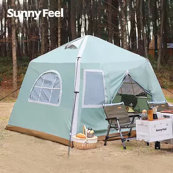 Sunnyfeel уличная утолщенная палатка, оборудование для кемпинга/надувная кабина 240*240*170 см