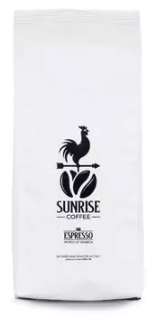 Sunrise Coffee Эспрессо в зернах 500г [Мир Арабики] Свежий кофе в зернах World Blend Кофе Арабика цельные зерна средней обжарки Идеально подходит для полностью автоматических машин и портафильтров