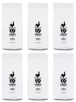 Sunrise Coffee Эспрессо в зернах 6кг [Colombia Sun] Свежие кофейные зерна напрямую из Колумбии Кофе Арабика цельные зерна средней обжарки Идеально подходит для полностью автоматических машин и портафильтров