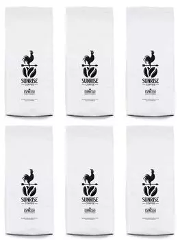 Sunrise Coffee Эспрессо в зернах 6кг [Мир Арабики] Свежий кофе в зернах World Blend Кофе Арабика цельные зерна средней обжарки Идеально подходит для полностью автоматических машин и портафильтров