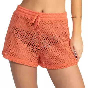 Sunset Riders Женские шорты Roxy, коралловый