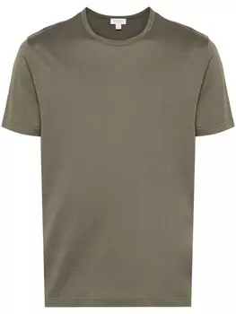 Sunspel футболка из джерси, зеленый