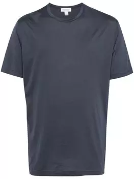 Sunspel футболка с круглым вырезом, синий