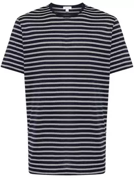 Sunspel футболка в полоску, синий