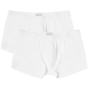 Sunspel Хлопковые плавки — 2 шт., белый