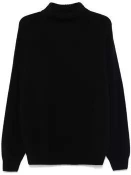 Sunspel свитер с высоким воротником, синий