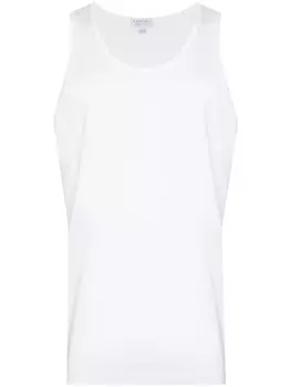 Sunspel топ без рукавов, белый