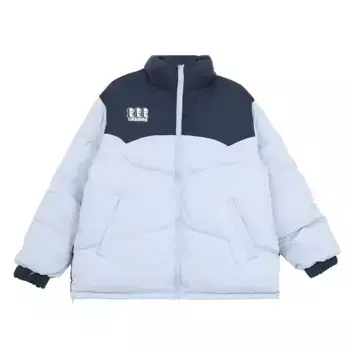 Sunsuntown Стеганая куртка унисекс, Серо-синийПодарочная коробка