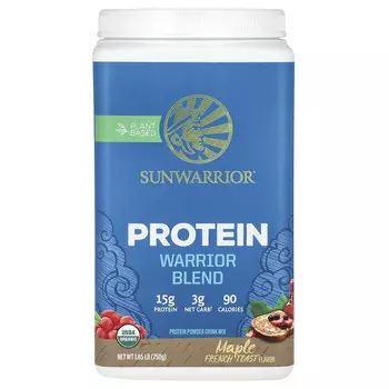 Sunwarrior, Warrior Blend, протеин, кленовые французские тосты, 750 г (1,65 фунта)