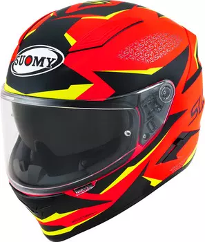 Suomy Speedstar Luminescence Шлем, красный/желтый
