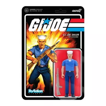 SUPER7 — GIJoe Wave 2 — синие усы (темно-коричневые) Inna marka