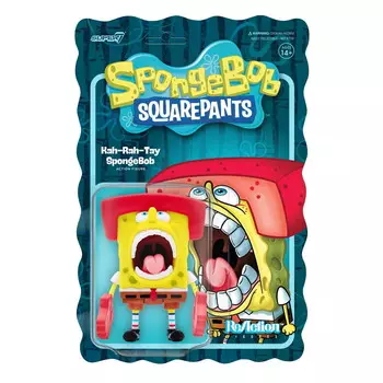 SUPER7 - Реакция фигурки Губки Боба Квадратных Штанов Ка-Ра-Тай Inna marka