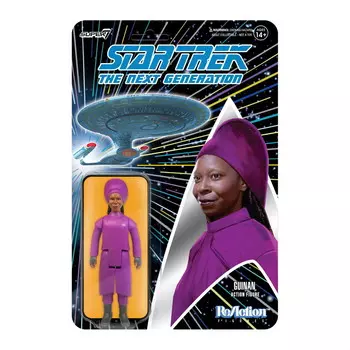 SUPER7 — «Звездный путь: следующее поколение фигурок ReAction», волна 1 — Guinan Inna marka