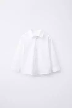 Супер эластичная рубашка ZARA, белый