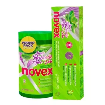 Super Babosao Aloe Vera Pack - Профессиональный уход за волосами Novex