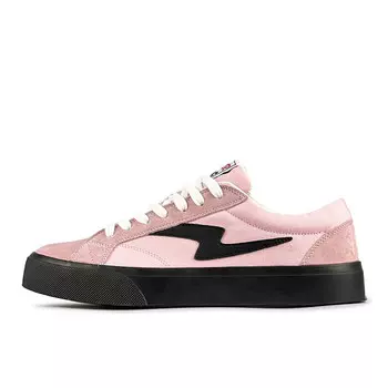 SUPER DRAG Canvas Shoes Womens Low-top Pink/Black Luzaot
