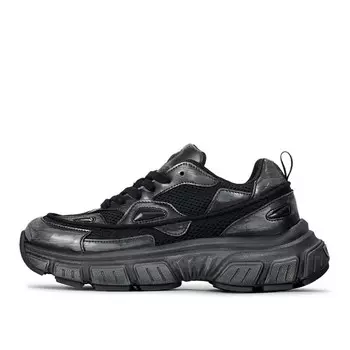 SUPER DRAG Кроссовки Chunky унисекс с низким верхом черного цвета Luzaot