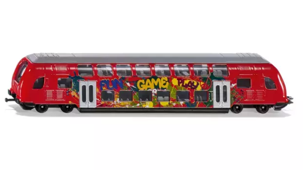 Super двухэтажный поезд Siku