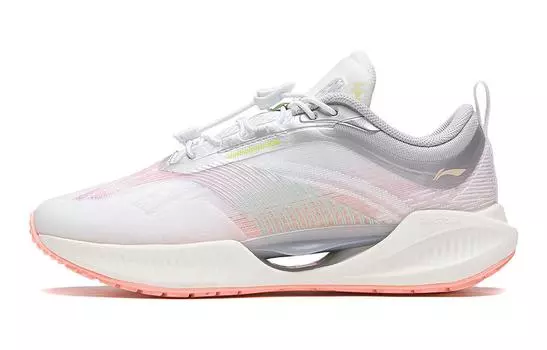 Супер легкие 19 детские кроссовки GS Low-top оранжево-белые Lining Young, белый