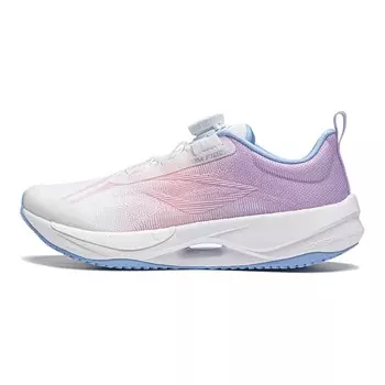 Супер легкие 21 детские кроссовки GS Low-top белые/фиолетовые Lining Young, фиолетовый