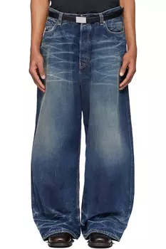Супер мешковатые джинсы 2023m Acne Studios, синий