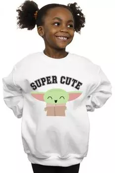 Cвитшот «Mandalorian» Star Wars, белый