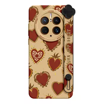 Super Mouse Чехол для телефона, Caramel Brown Vintage Heart