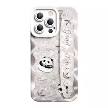 Super Mouse Чехол для телефона, Crystal hugging bamboo panda white