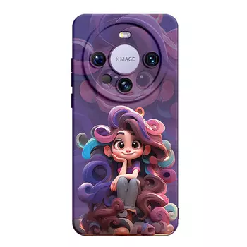 Super Mouse Чехол для телефона, Sakura powder colorful curly princess angel glasses lens len