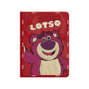 Super Mouse Плоский защитный чехол, Beckoning Oil Painting Strawberry BearRegular StyleHoneycomb