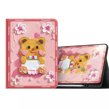 Super Mouse Плоский защитный чехол, Petal cream bear powder