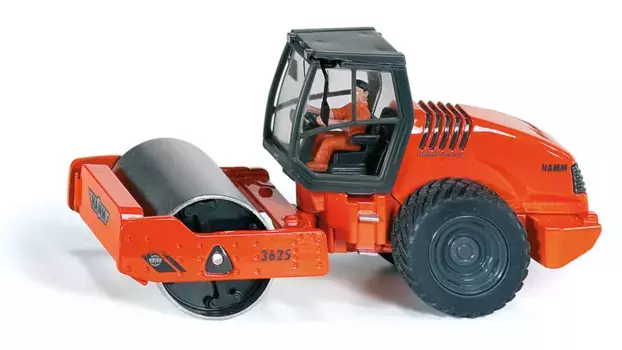 Super однобарабанный каток hamm Siku