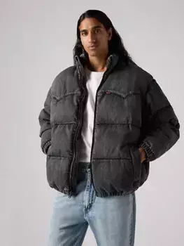 Супер пуховик Levi's, цвет Eclipse Puffer - Dark Wash