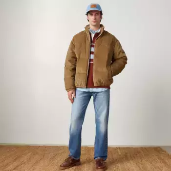 Супер-пуховик Levi's, цвет Ermine - Brown