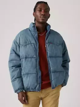 Супер пуховик Levi's, цвет Run the Track - Medium Wash