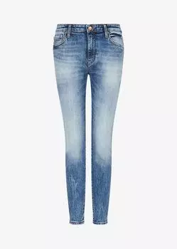 Супер узкие джинсы Armani Exchange, синий