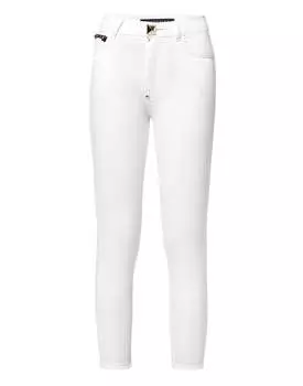 Супер-высокая талия Джеггинсы PHILIPP PLEIN, цвет summer snow