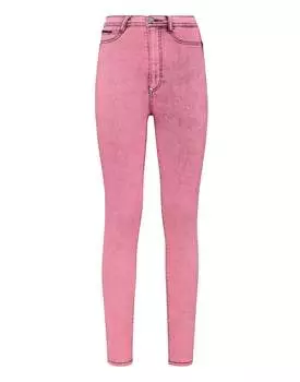 Супер-высокая талия Джеггинсы Разноцветные PHILIPP PLEIN, цвет acid pink