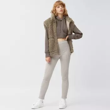 Суперэластичные леггинсы GU, серый