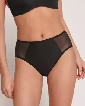 Суперэластичные высокие трусики Sloggi, черный