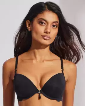 SuperBra Бюстгальтер с двойными подкладками Selmark, черный