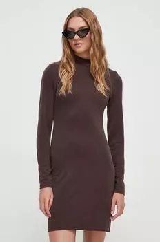 Супердрай платье Superdry, коричневый